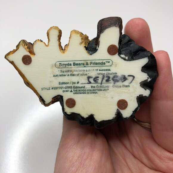 VINTAGE 1997 Boyds Bear & Friends Edmond The Graduate Collection Figurine Decor - Picture 11 of 12